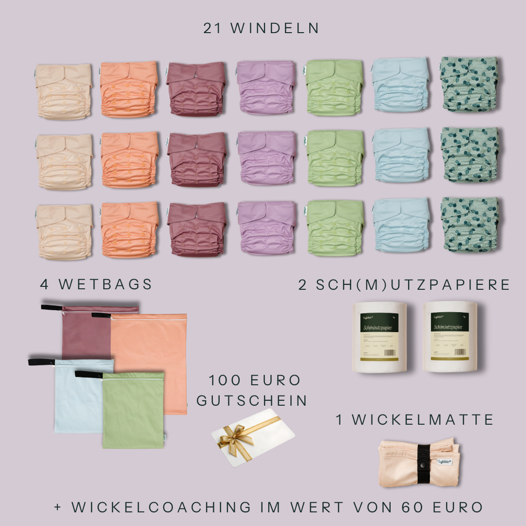 Comfort Set 21 Candy Colors Size 2