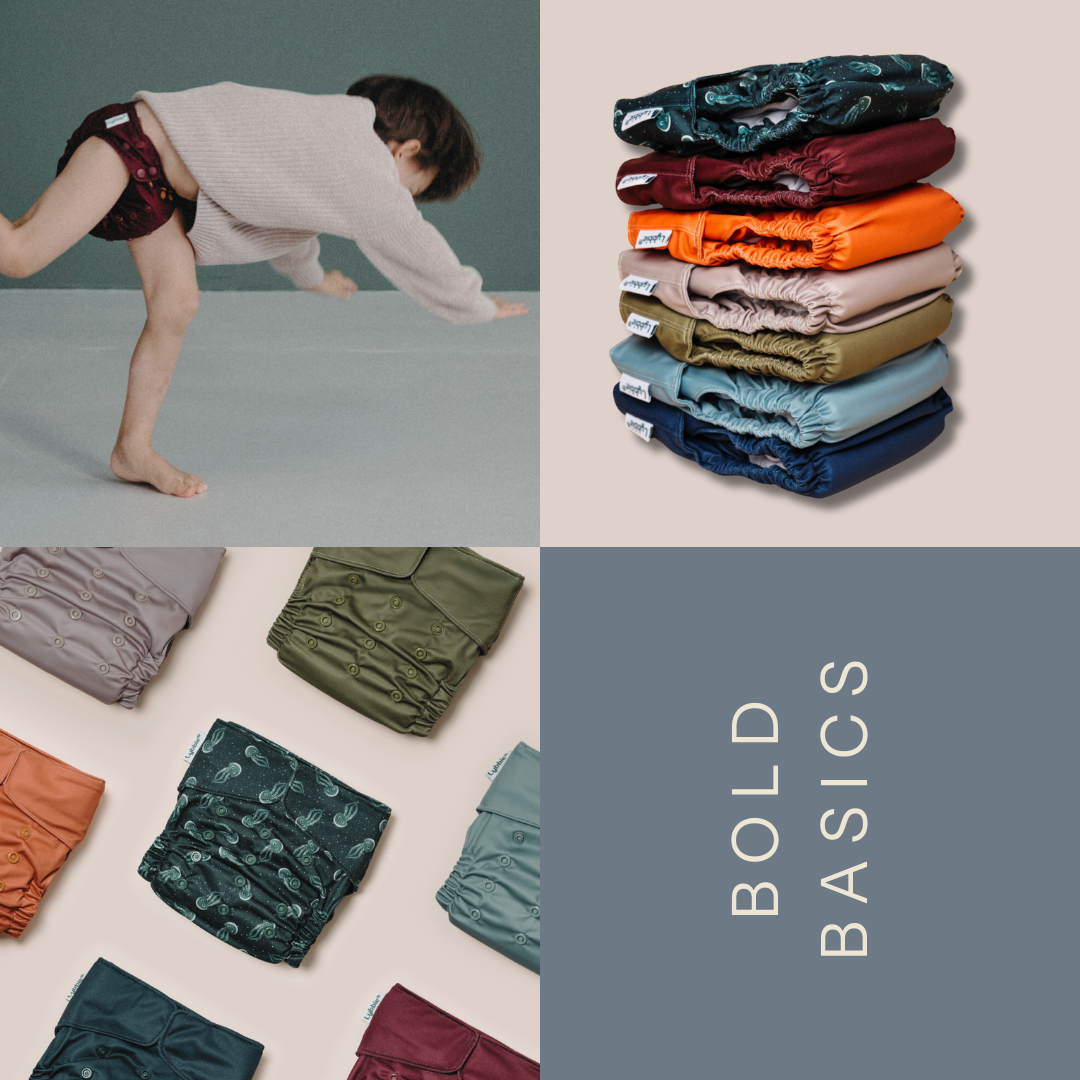 7er Windeln mit Klett Bold Basics Größe 2