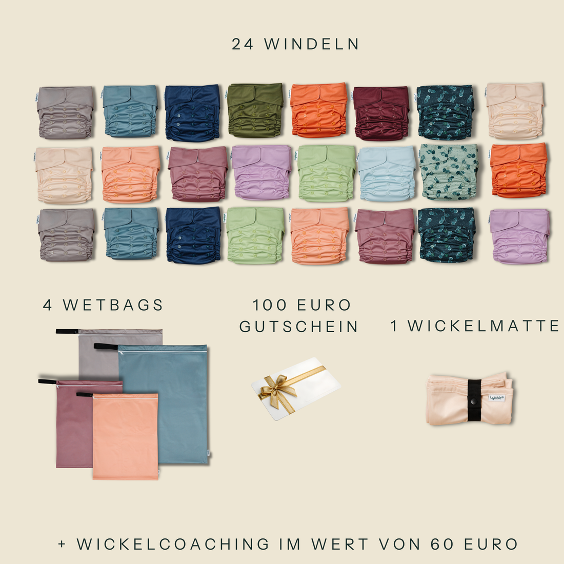 Komfort Set 24 Alle Farben Größe 2