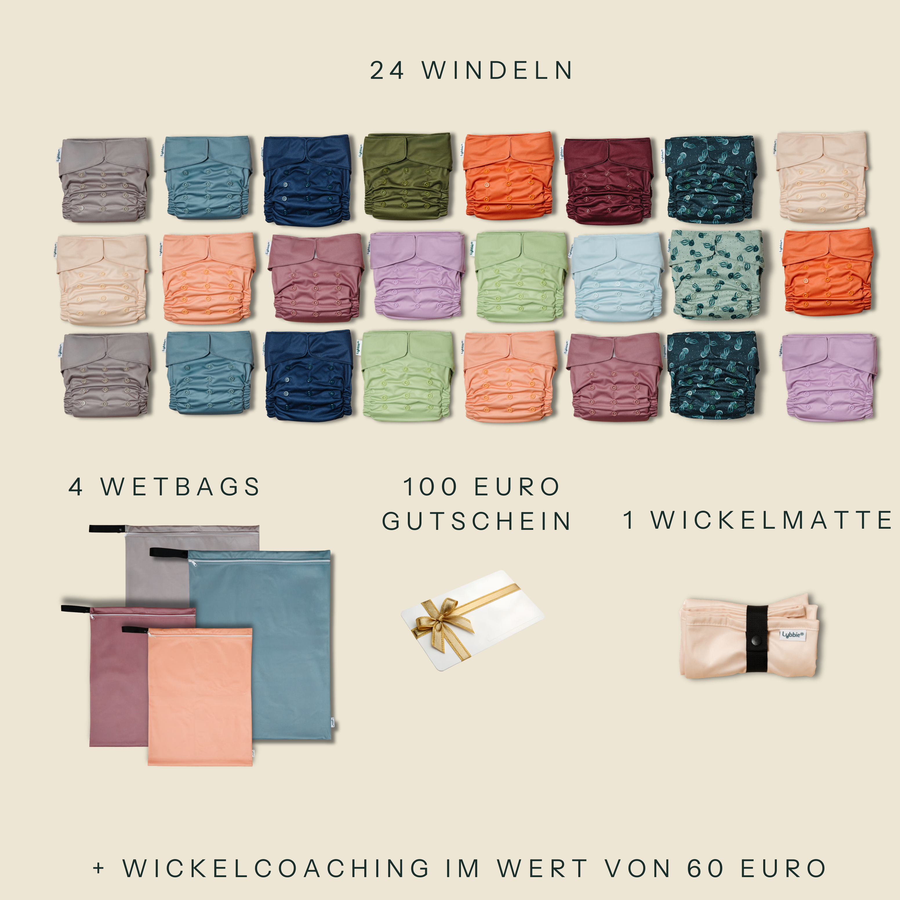 Komfort Set 24 Alle Farben Größe 2