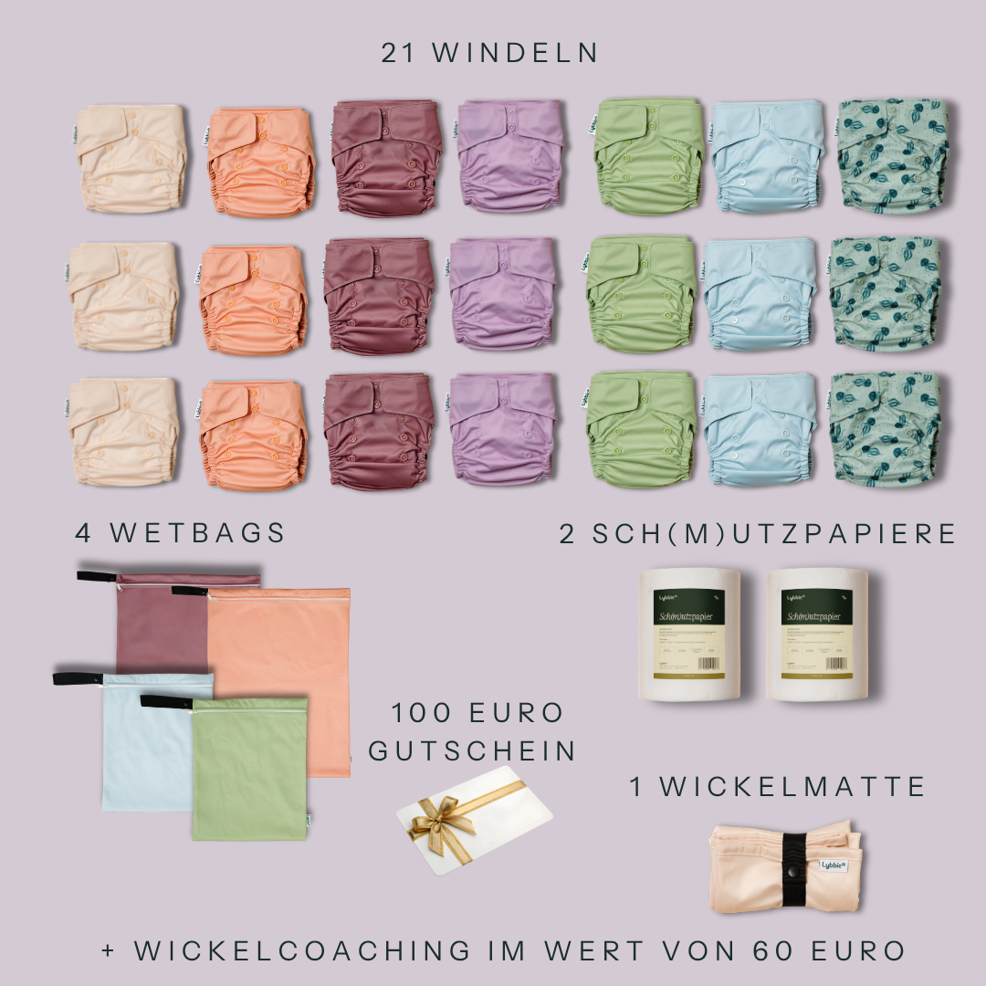 Komfort Set 21 Candy Colors Größe 1