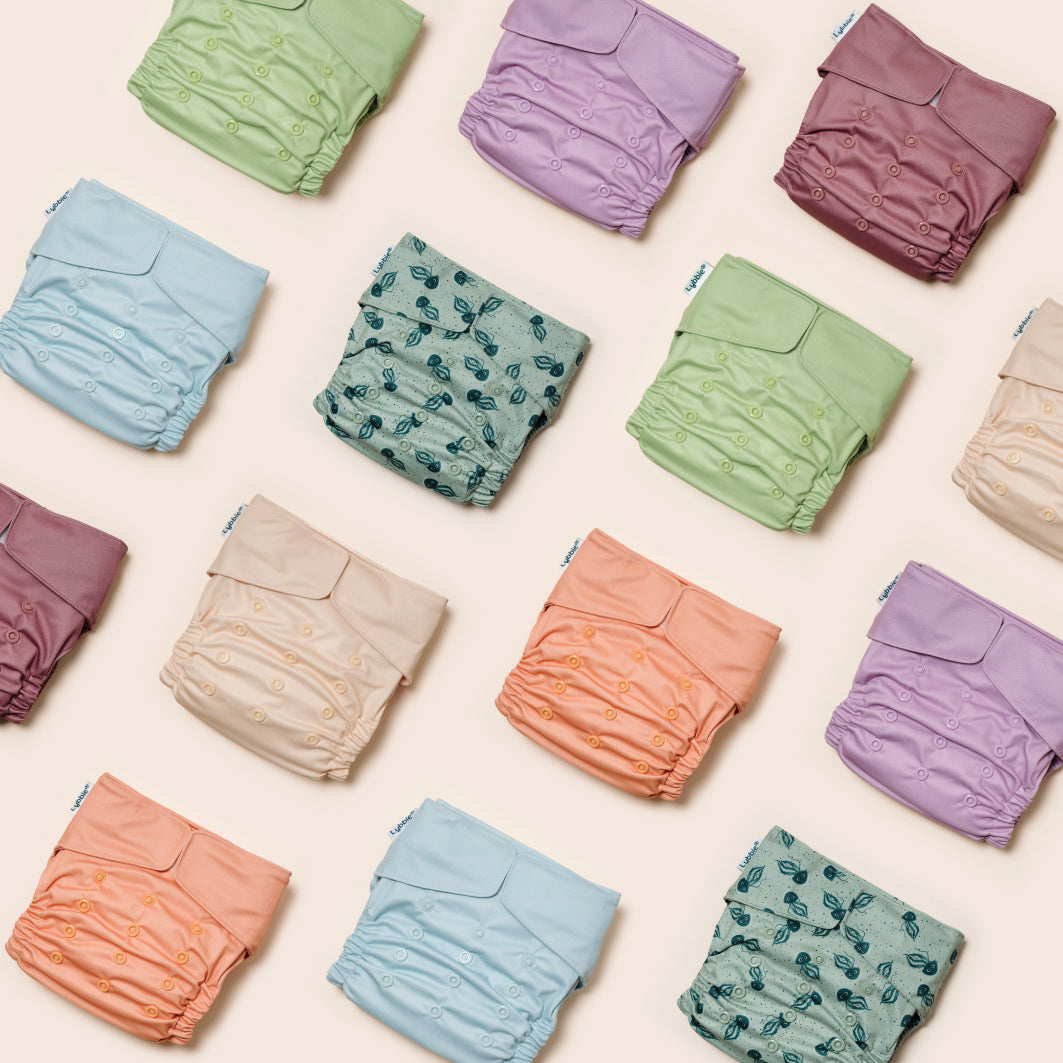 14er Windeln mit Klett Candy Colors Größe 2