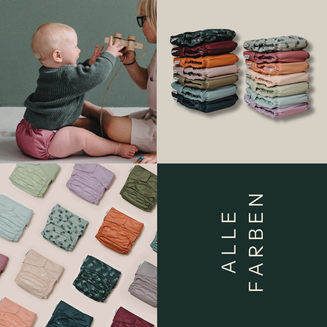 14er Windeln mit Klett Alle Farben Größe 1