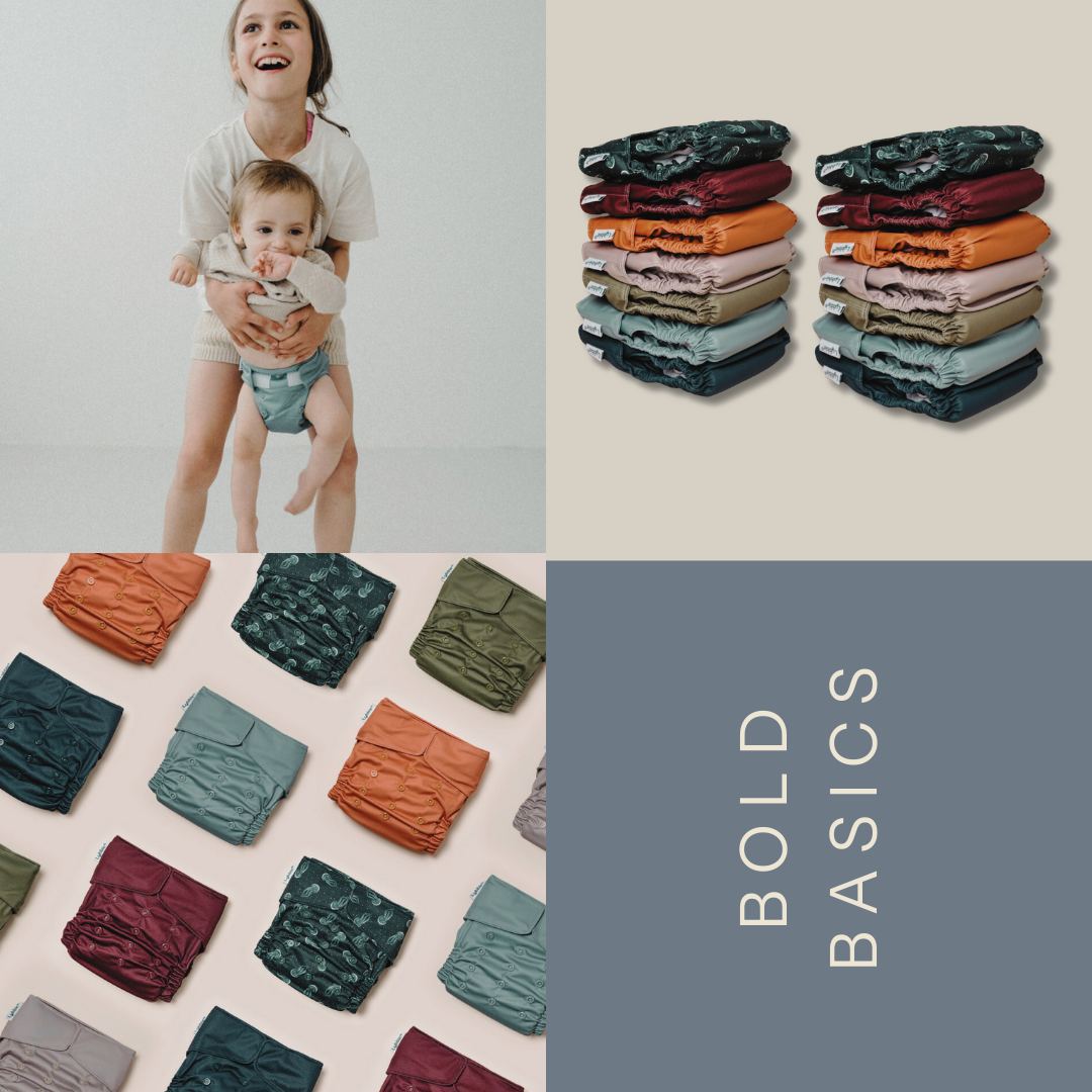 14er Windeln mit Klett Bold Basics Größe 1